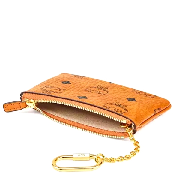 ✨️MCM MONOGRAM KEY POUCH IN VISETOS